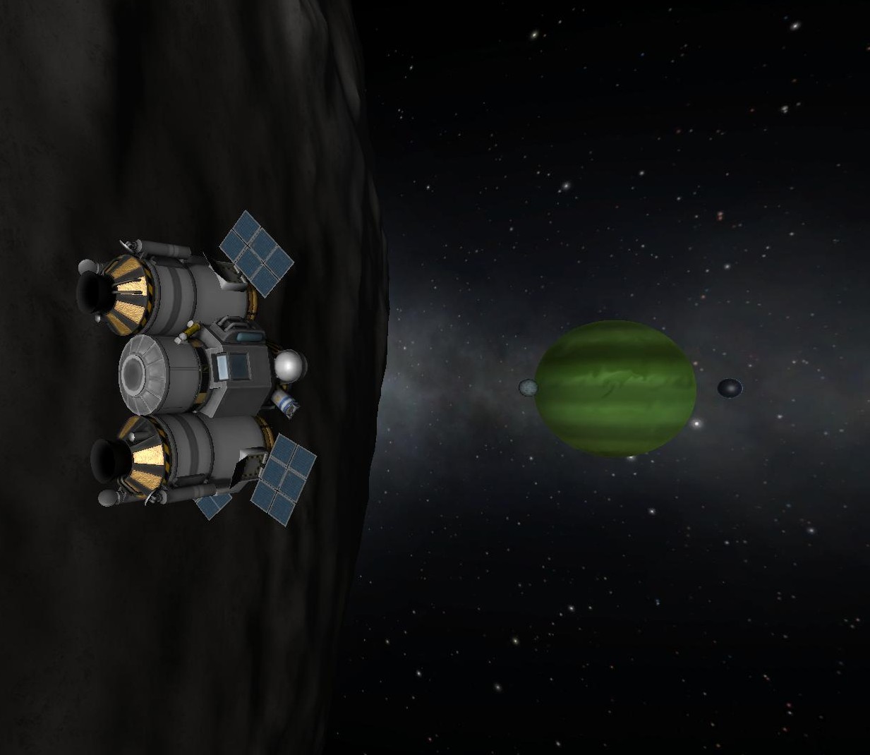 Tylo with Jool, Vall, and Laythe
